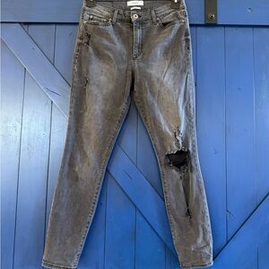 Pistola skinny jeans, faded black stretch, size 29